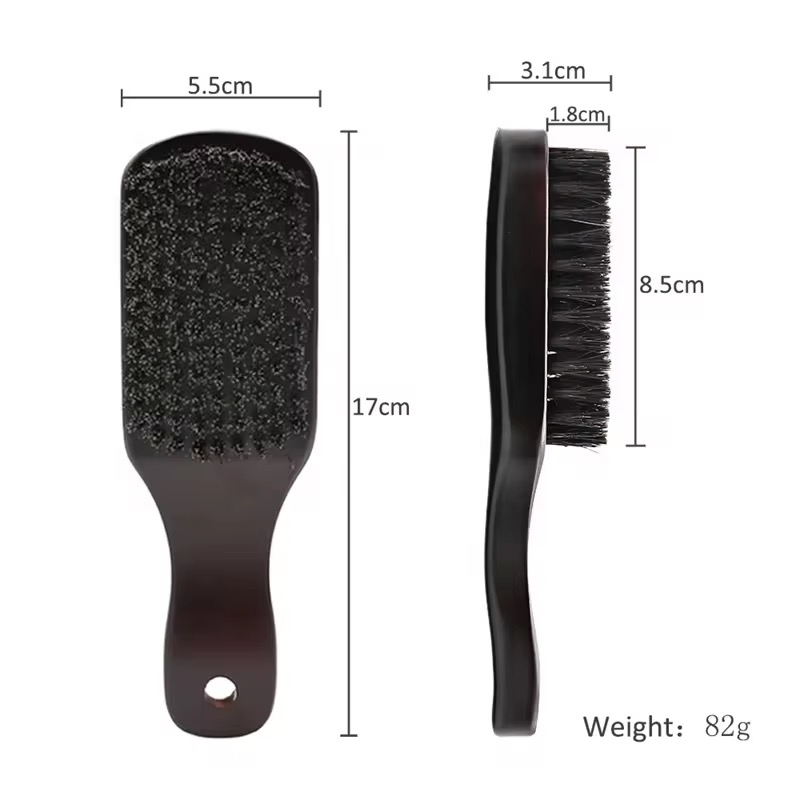Portable Wooden Handle Men's Beard Cleaning Brush