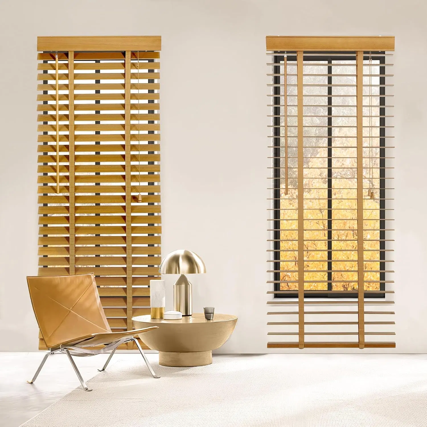 User-Friendly Wooden Venetian Blinds Easy to Install & Adjust