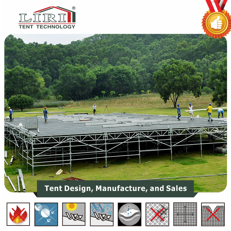 Adjustable Scaffold Floor Wooden Flooring System for Tent Structure
