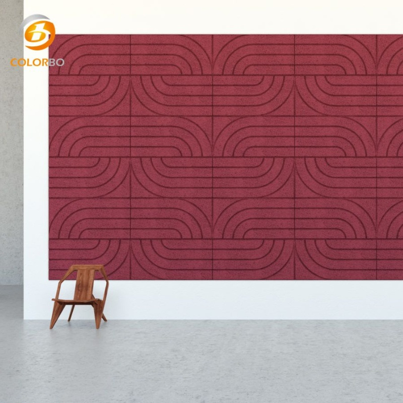 Hot Selling Free Sample Natural Wood Board Acoustic Wall Tiles