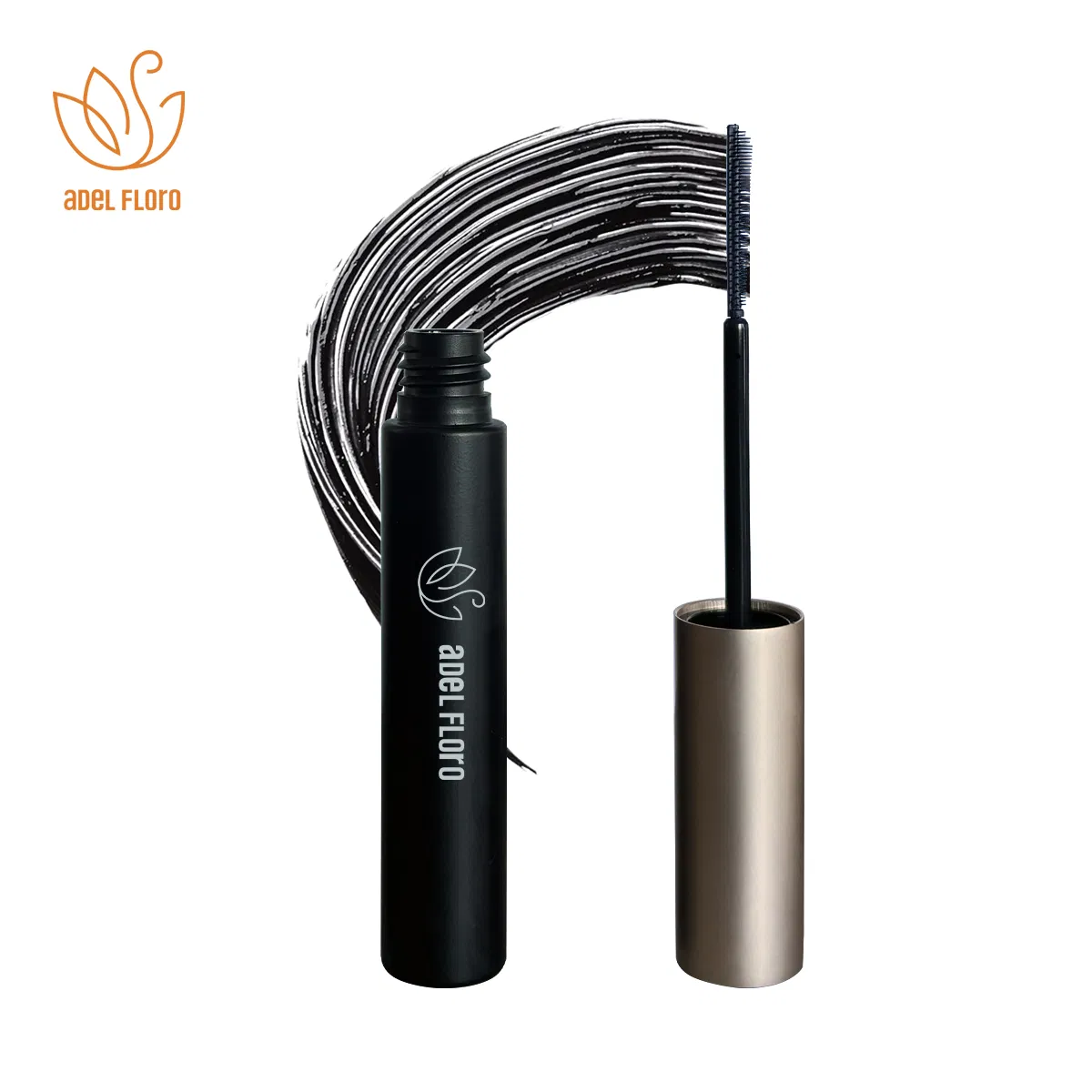 OEM Customized Waterproof Hypoallergenic Extension Lengthening Curling Eyelash 4D Fiber Dense Mascara Cosmetics