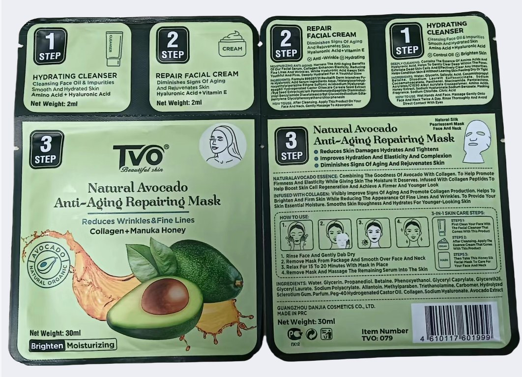 Natural Avocado Collagen Anti-Aging Repairing Mask