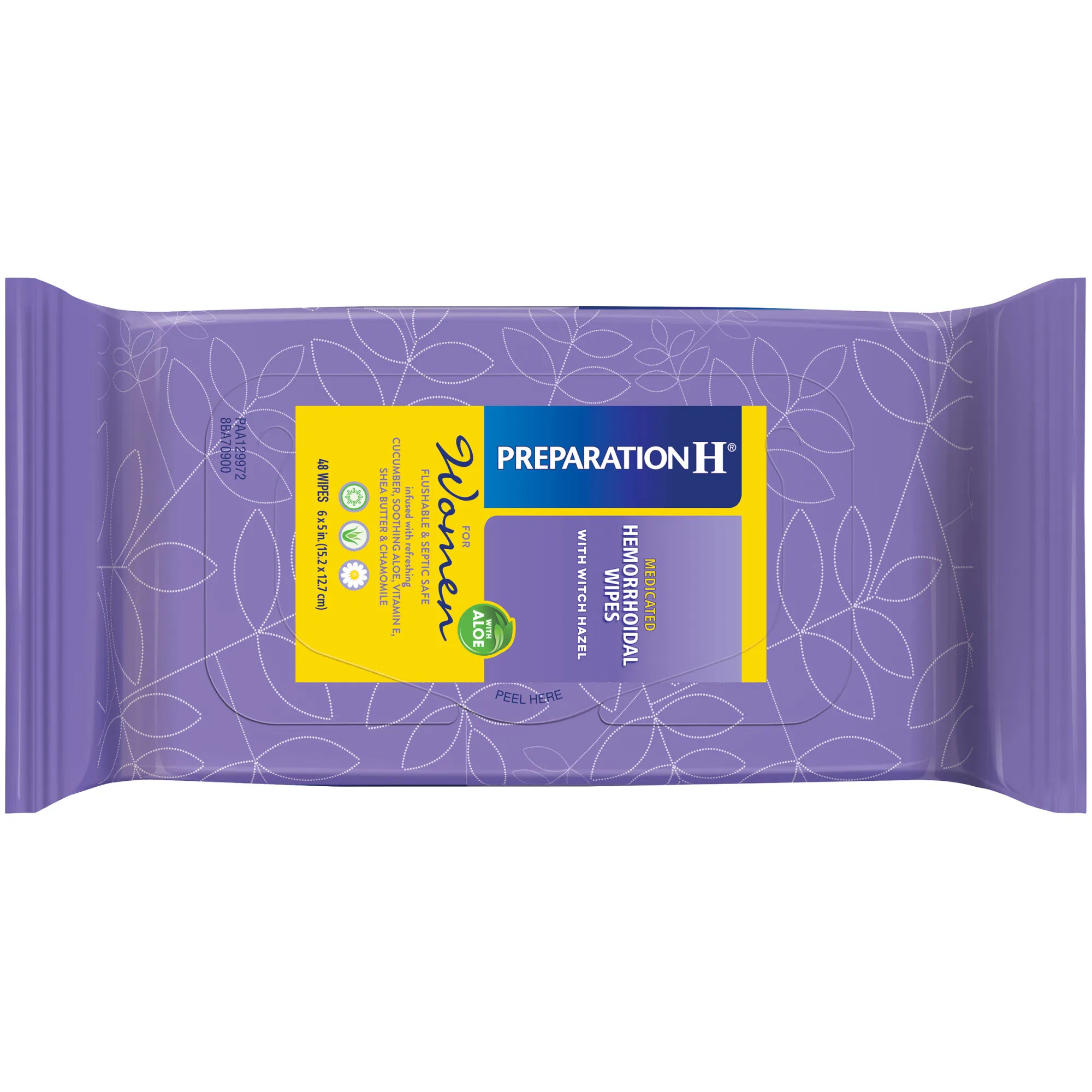 Septic Safe Witch Hazel Hemorrhoid Treatment Medicated Hemorrhoidal Wipes