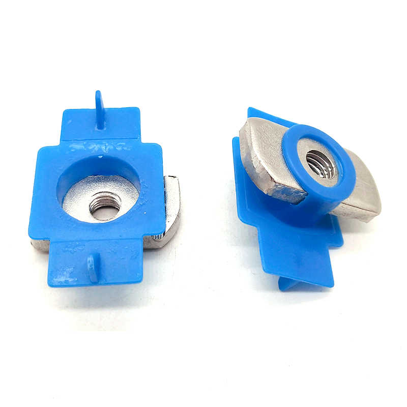 Factory Price Stainless Steel 316 304 Hot Selling Blue Plastic Wing Channel Nut