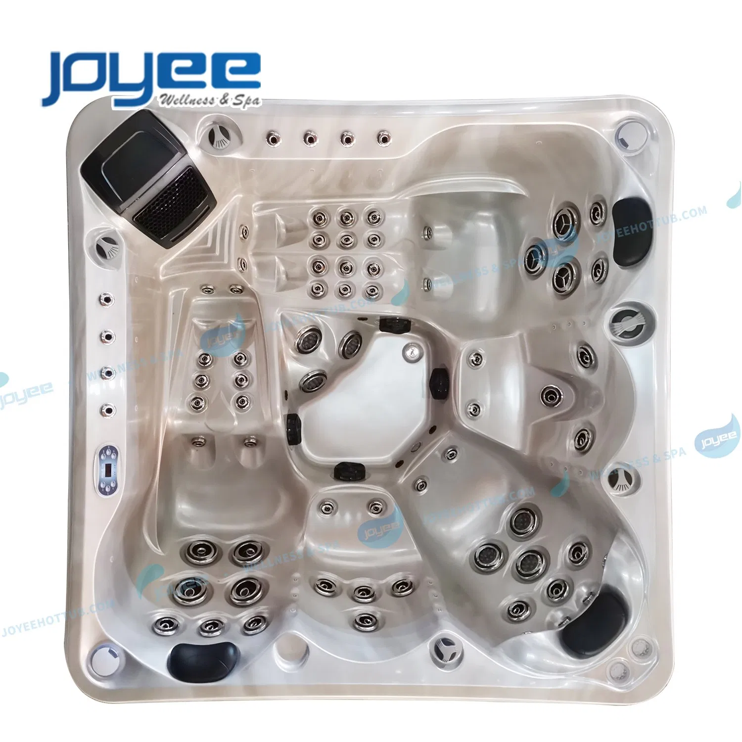 Гидромассажная ванна Joyee London-R с водопадом и светодиодной подсветкой