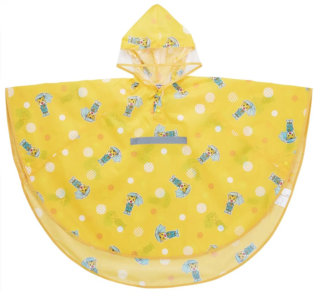 Colorful Kids Raincoat with Pattern Printing Waterproof Poncho