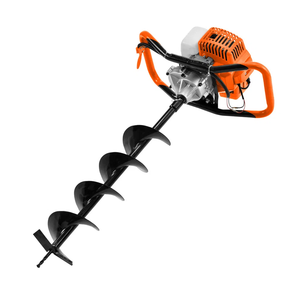 Feitian 52cc Petrol Earth Auger Large Power Ground Drill with Brake System