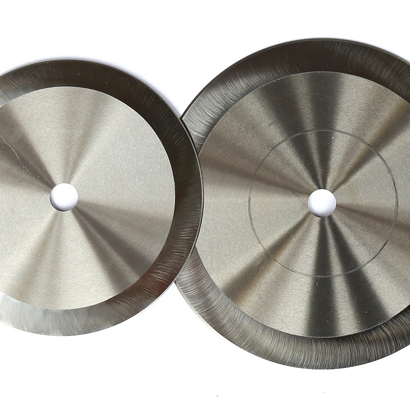 High Speed Industrial Round Disc Blades for Cutting Cloth Fabric Film
