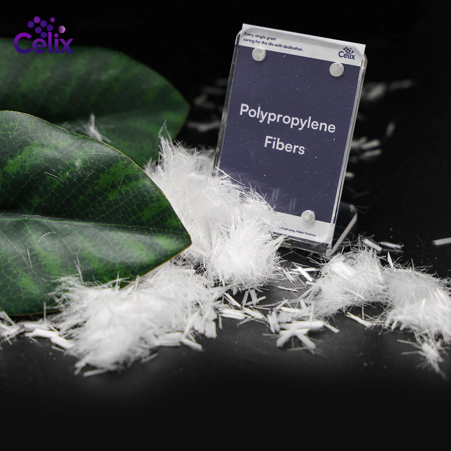 Celix Polypropylene Fibers PP1030 Repels Water Effectively in Concrete Mortar