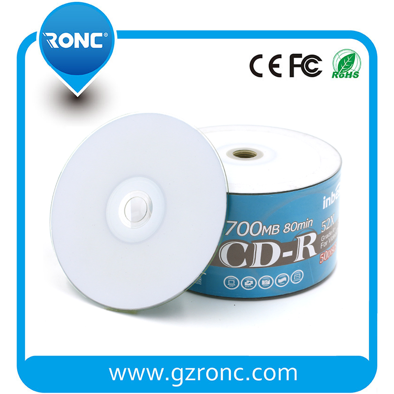 Записываемые CD-R диски 52X 80min, 700MB