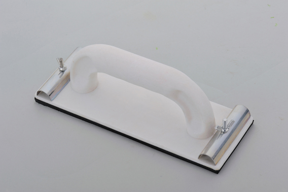 PS Plate Sanding Block, White
