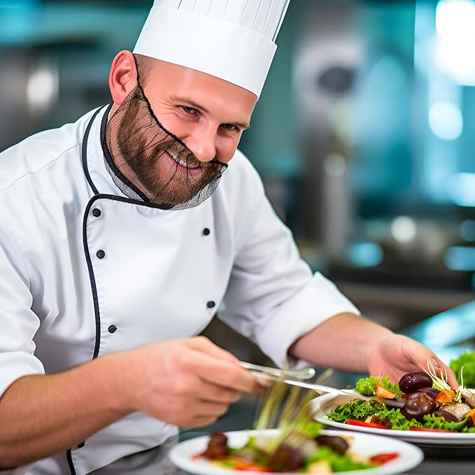 Global Shipping China Factory Made Cheap Reusable Nylon Mesh Beard Cover