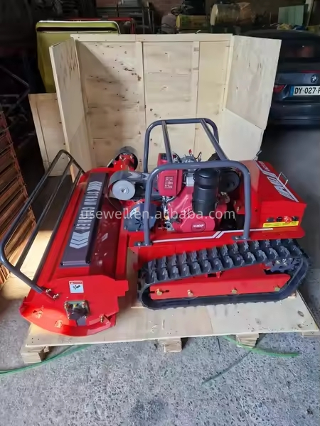 Робот-газонокосилка нулевого поворота, ширина скашивания 80-120 см