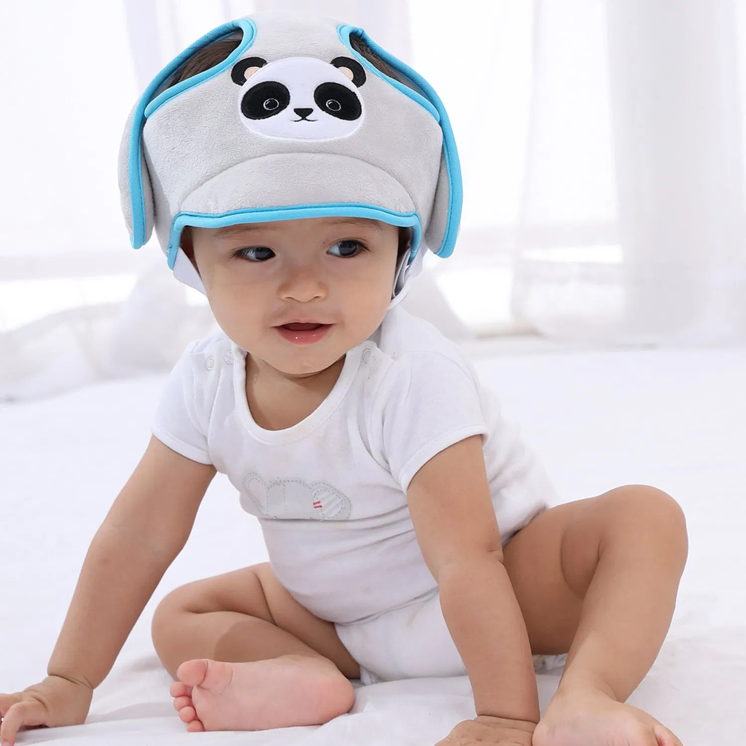 Adjustable Kid Soft Cushion Protective Harnesses Cap Toddler Infant Safety Hat Head Protector Baby Safety Helmet