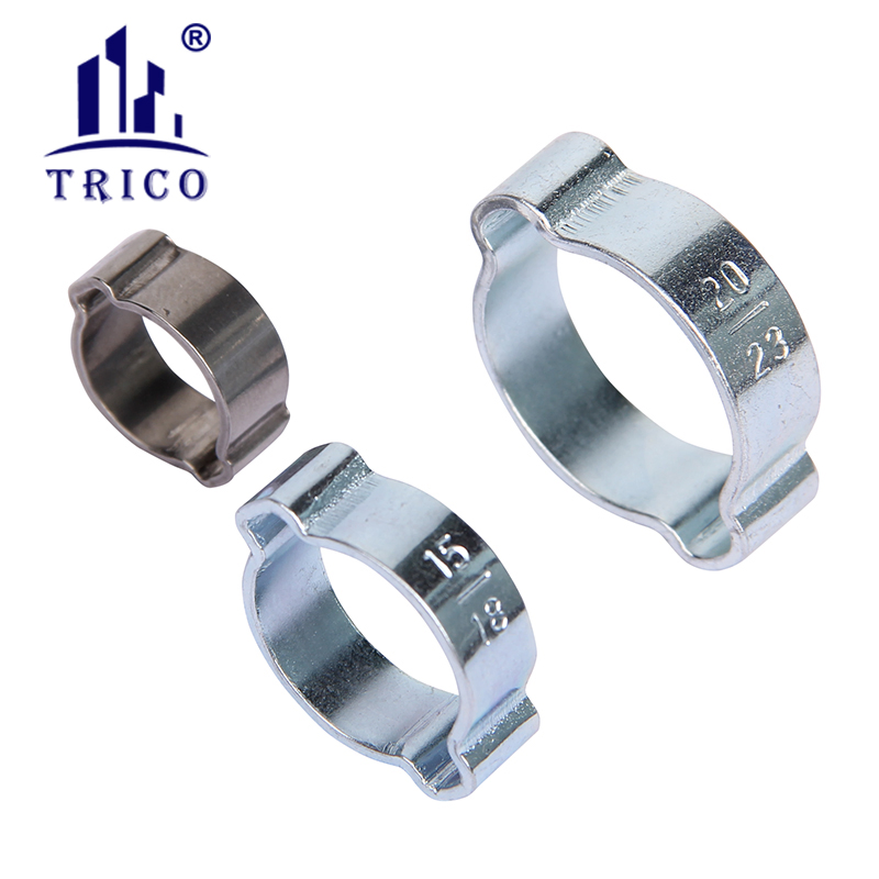 Хомут стальной одноухий 304 для шлангов и труб