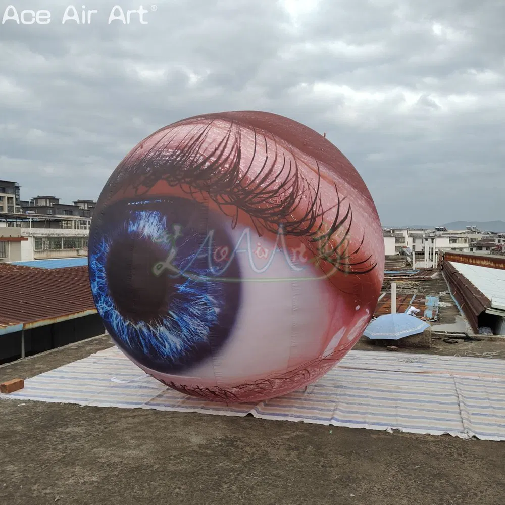 3mh Inflatable Eye Balloon with Illuminated Lighting for Party Decoration or Event