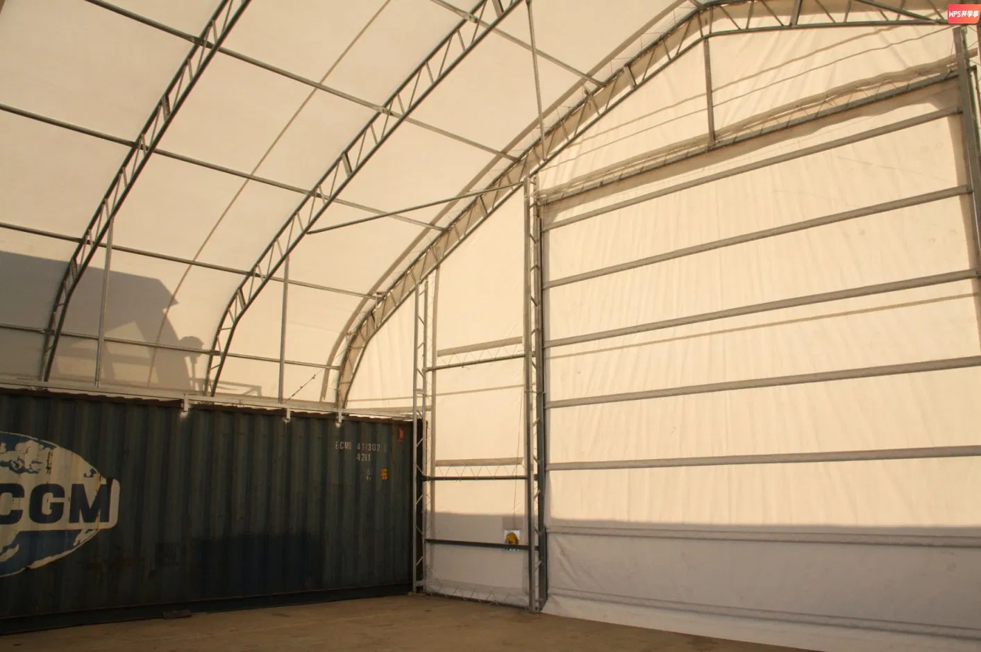 Suihe 15m X 12m Heavy Duty Industrial Dome Shelter for Shipping Containers