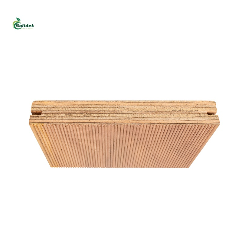 Eco Friendly Beautiful Grain Hardwood Patio Outdoor Solid Wood Flooring