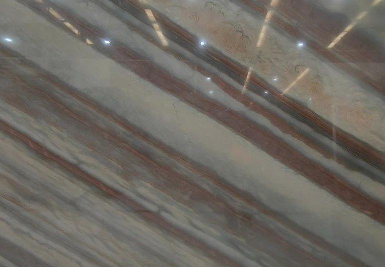 Luxury Stone Quartzite Grace Brown Tile Slab Countertop Table