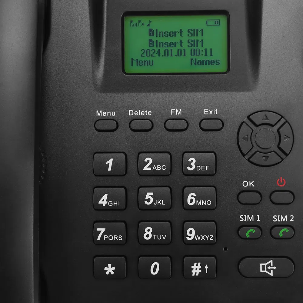 Reliable GSM Fixed Wireless Desk Phone for Home Use