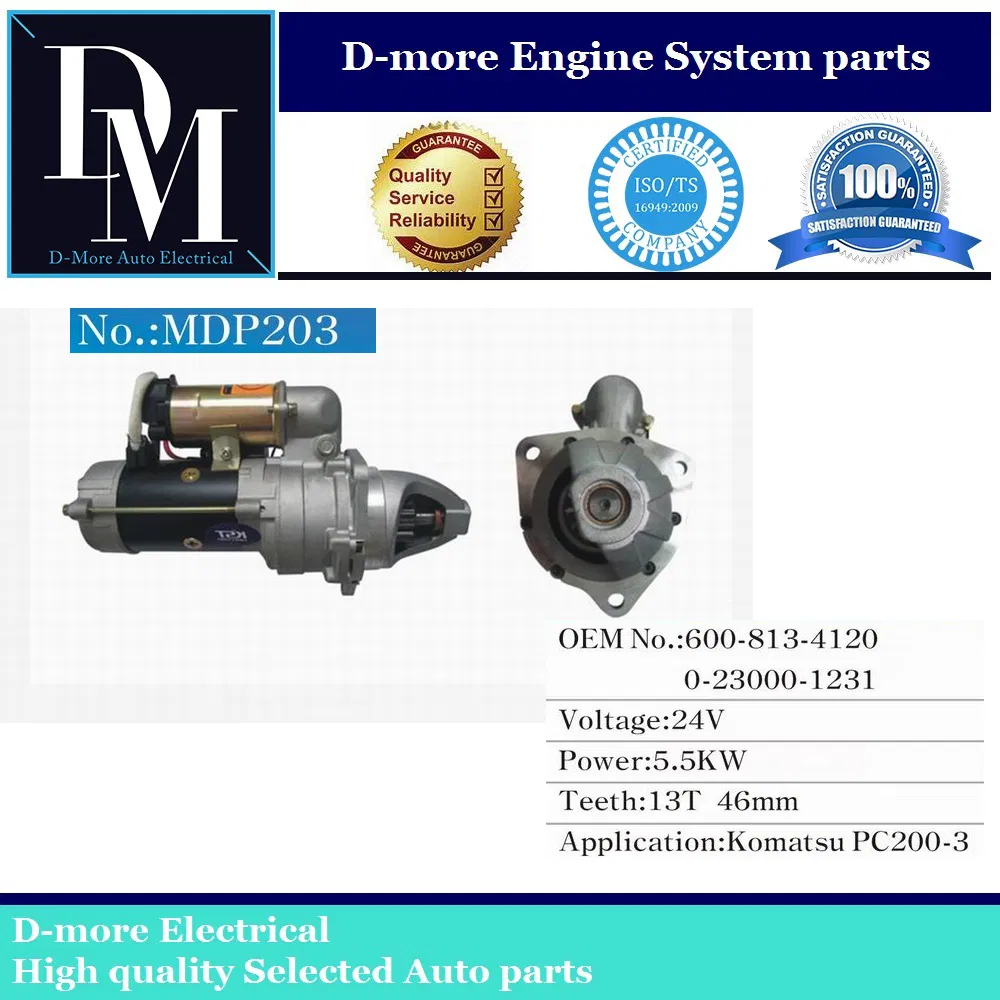 Стартер для Komatsu PC200-3 6008134111