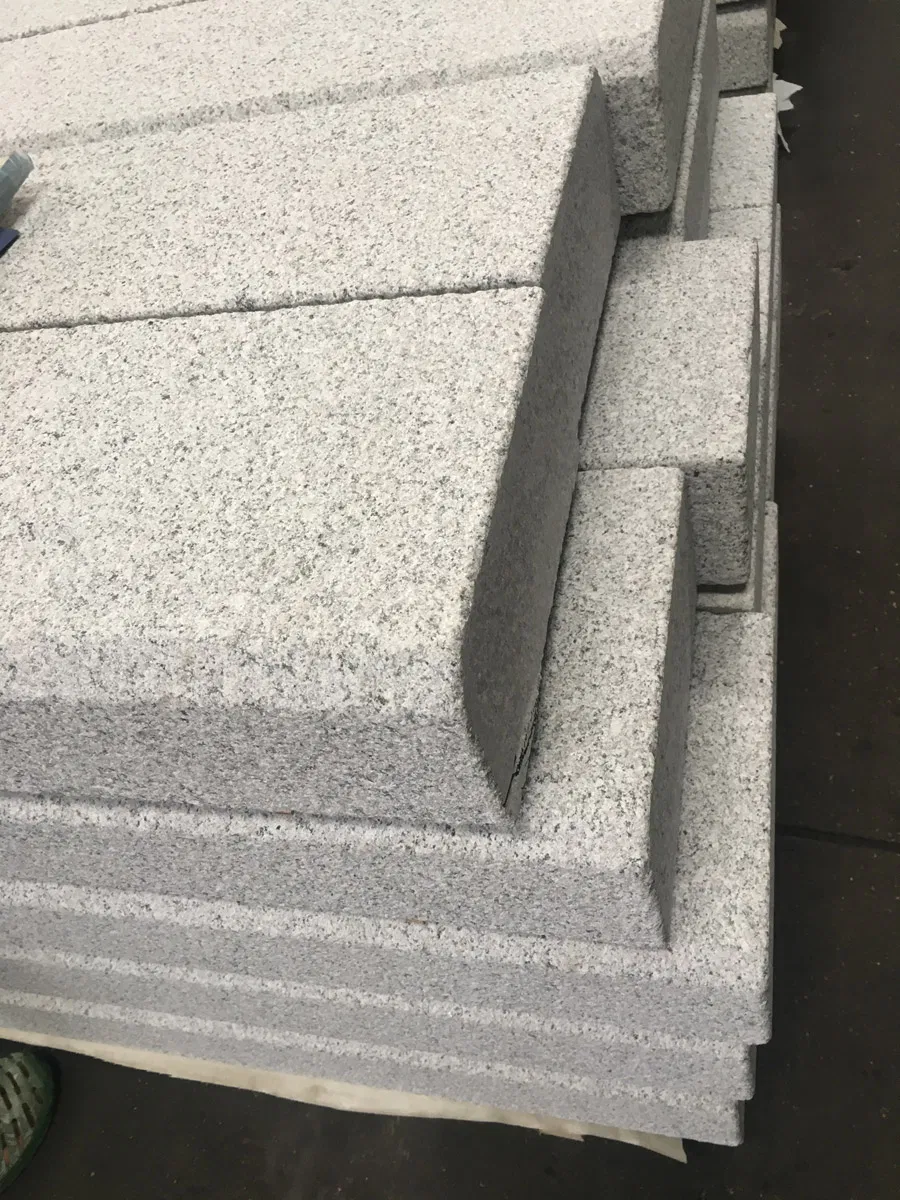 White Grey Natural Granite G603 Polished Matted Surface