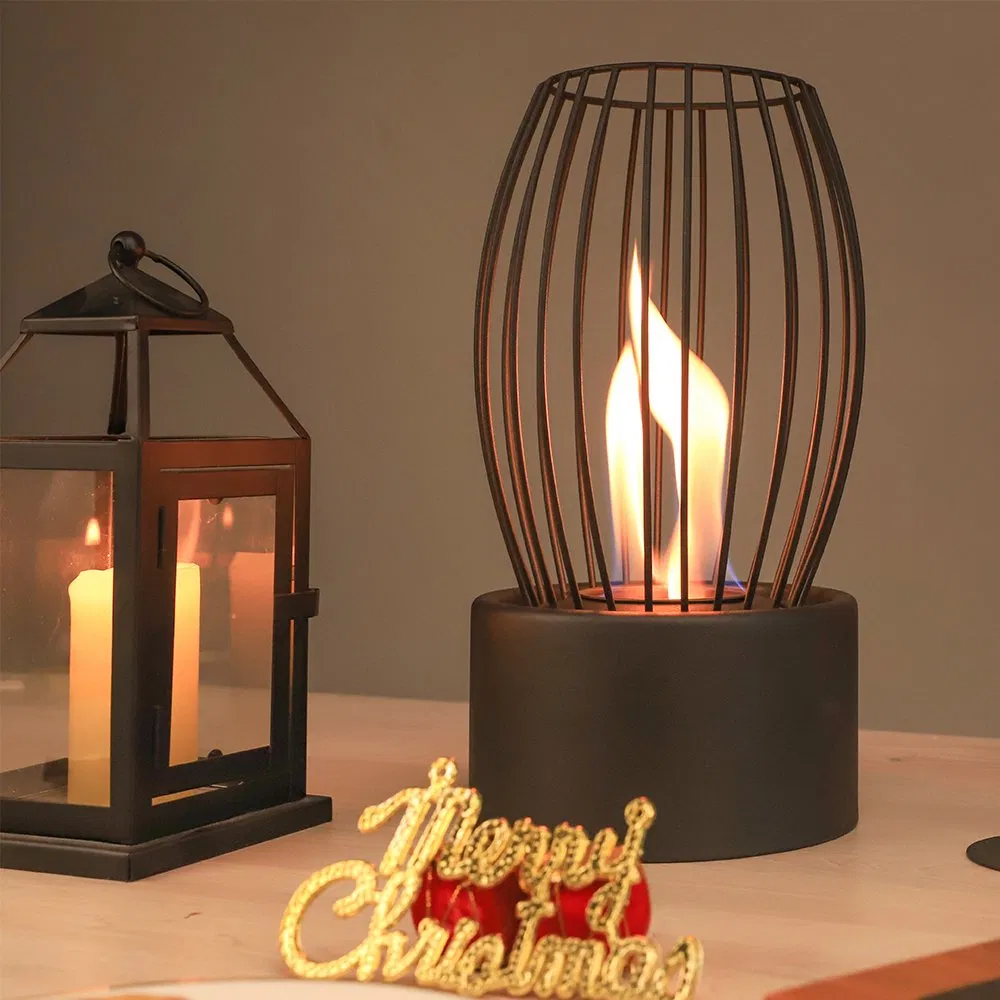 Ethanol Decorative Fire Pit Stove Indoor Party Decor Tabletop Fireplace