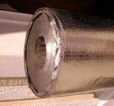 Customized Double Sides Metalized Pet Films Laminated with PE Woven Cloth / Fabric Heat Insulation Material
