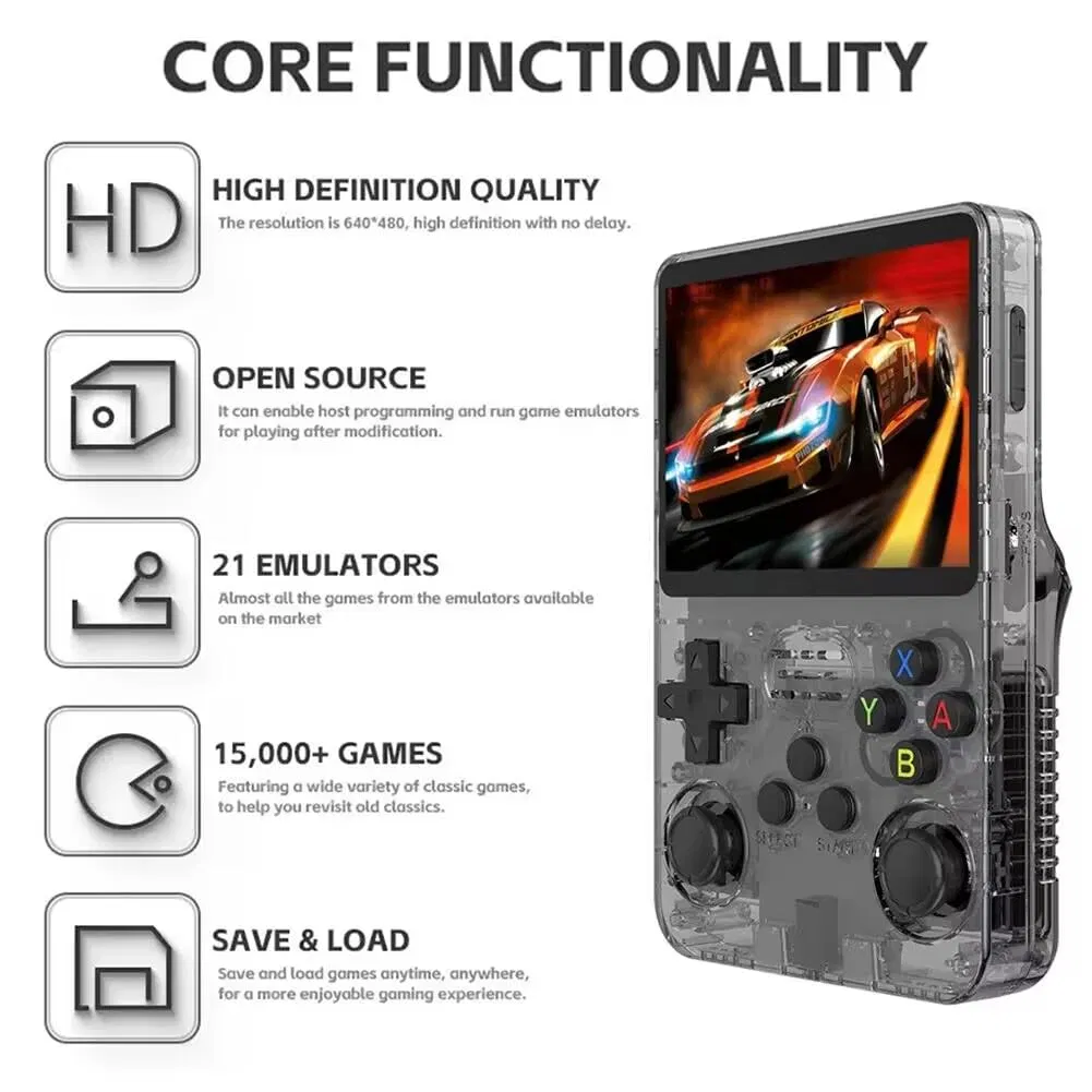 Портативная консоль Anbernic RG40XXV с IPS-экраном 4 дюйма