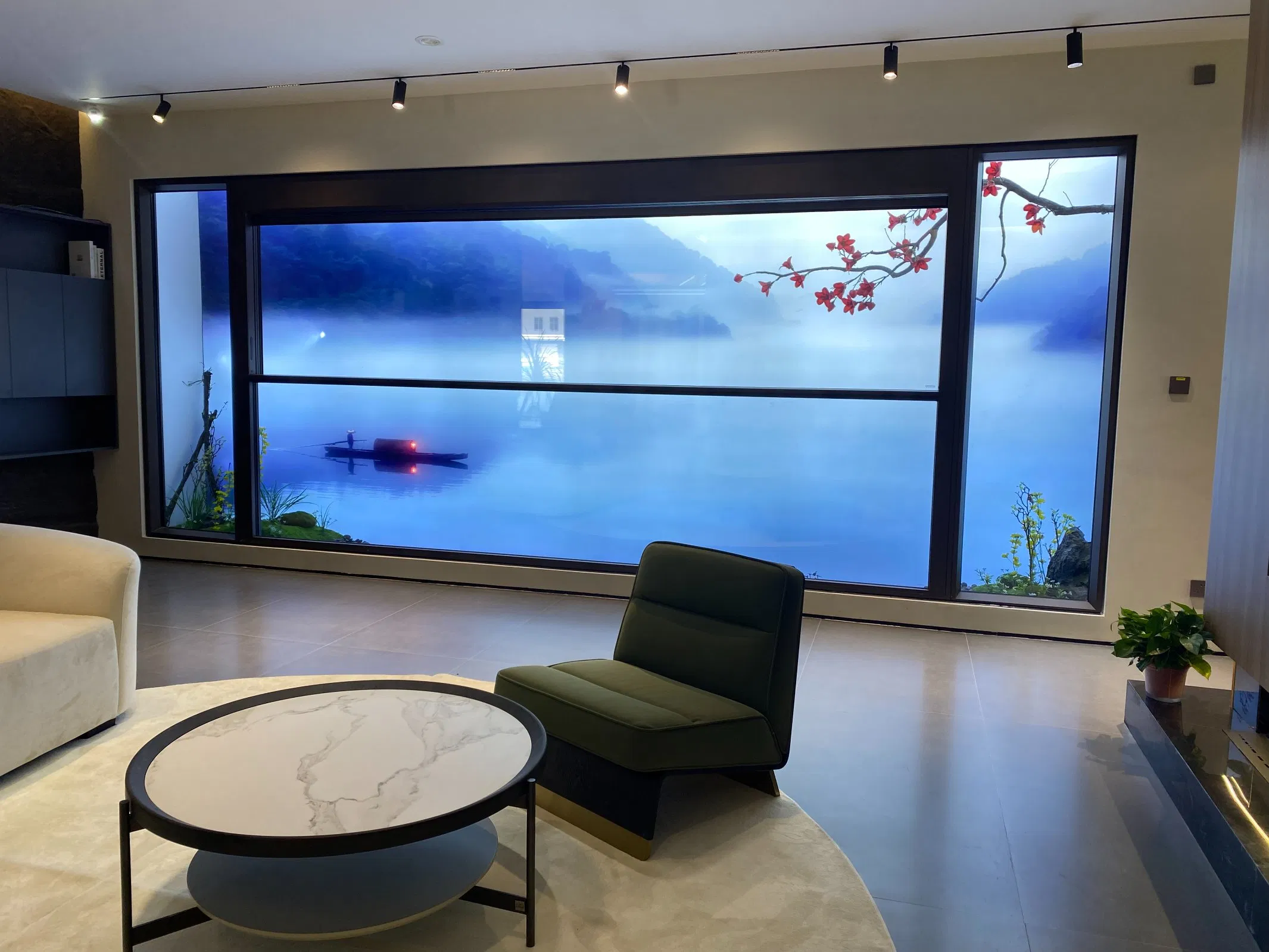 Vertical Sliding Window of Electric Lift Against Typhoon Glass Insulated Elevator