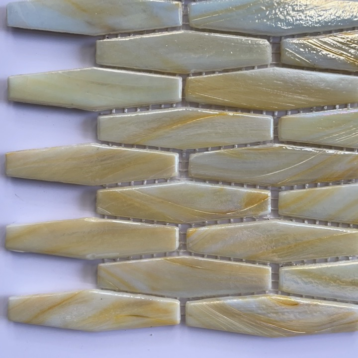 Глянцевая мозаика из стекла для пола и стен