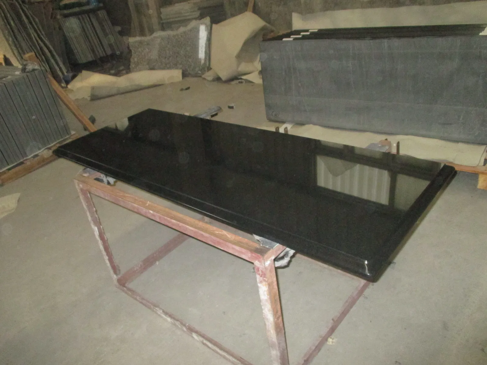 Absolute Black Granite Countertop for Kitchen Top Vanity Bathroom Top