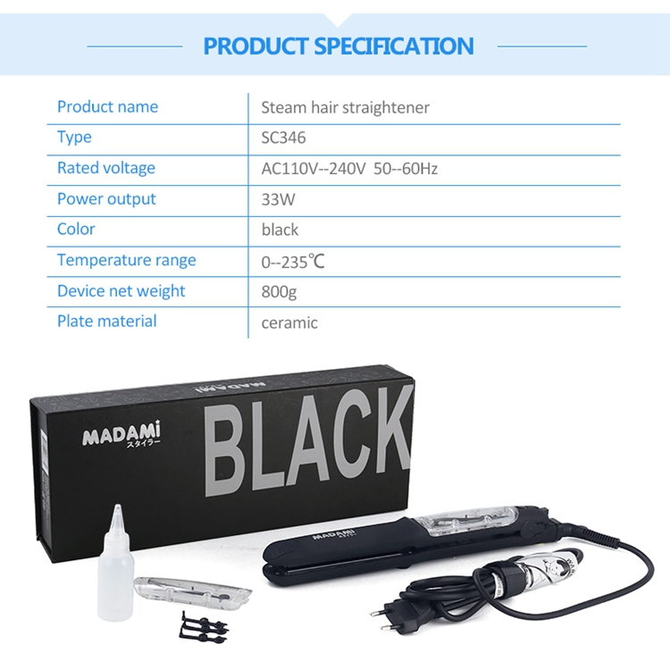 Hair Iron Steam Hair Straightener