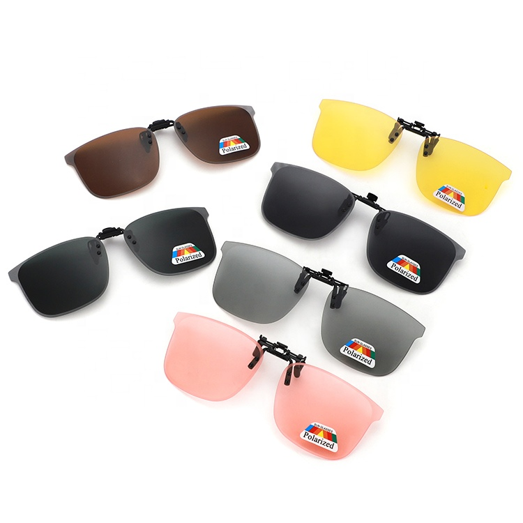 Factory New Supply Clip on Sunglasses Polarized Lens Unisex Optical Frame_Algz_160