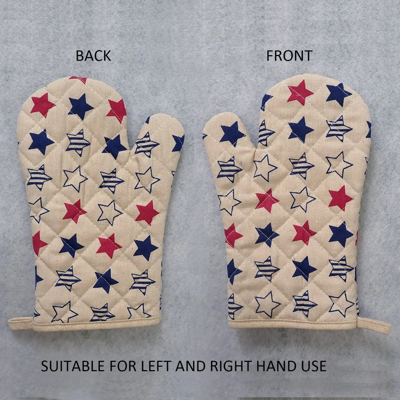 High-Temperature Oven Mitt Print Glove Everyday Cooking Baking BBQ Home Oven Mitts Easy Clean 500f° Heat Resistant BBQ Cooking Baking Grilling Oven Mitt