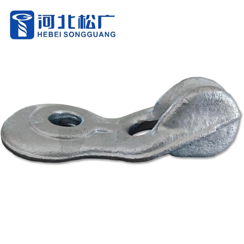 Forged Galvanized Pole Line Fittings Angle Thimble Eyelet Straight Thimble Eyelet