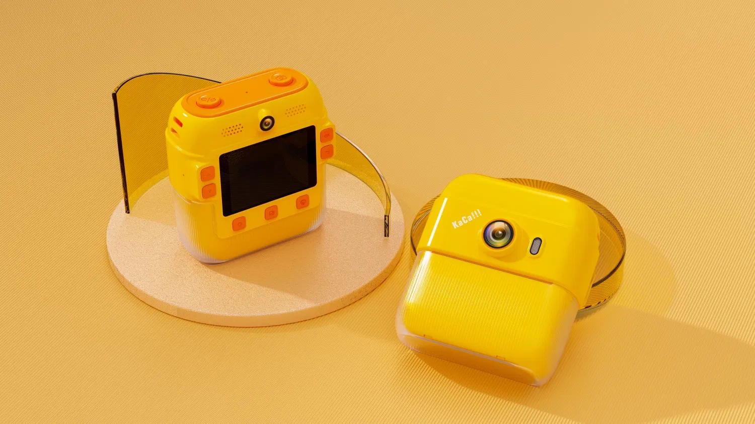 Children's Digital Camera 2.4-Inch Screen Thermal Children Instant Print Camera