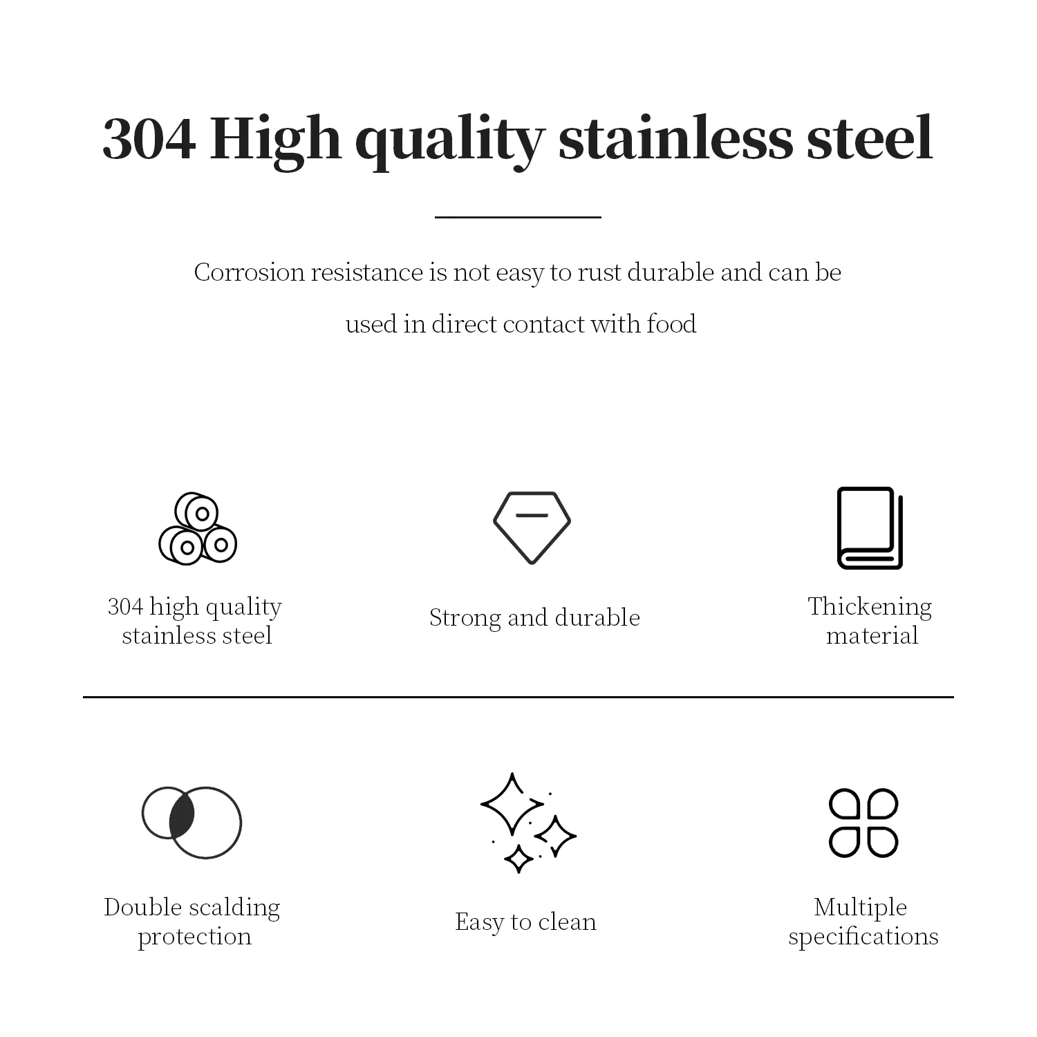 304 Stainless Steel Bamboo Hat Cold Noodle Bowl