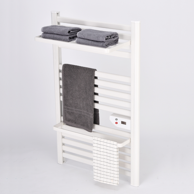 New Coated Ladder Heated Towel Warmer Rack