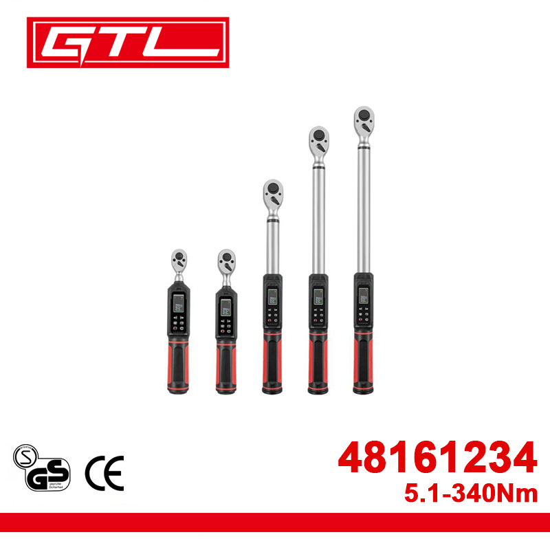 Electronic Digital Torque Wrench 1/2", 5.1-340nmwith LED Display (48161234)