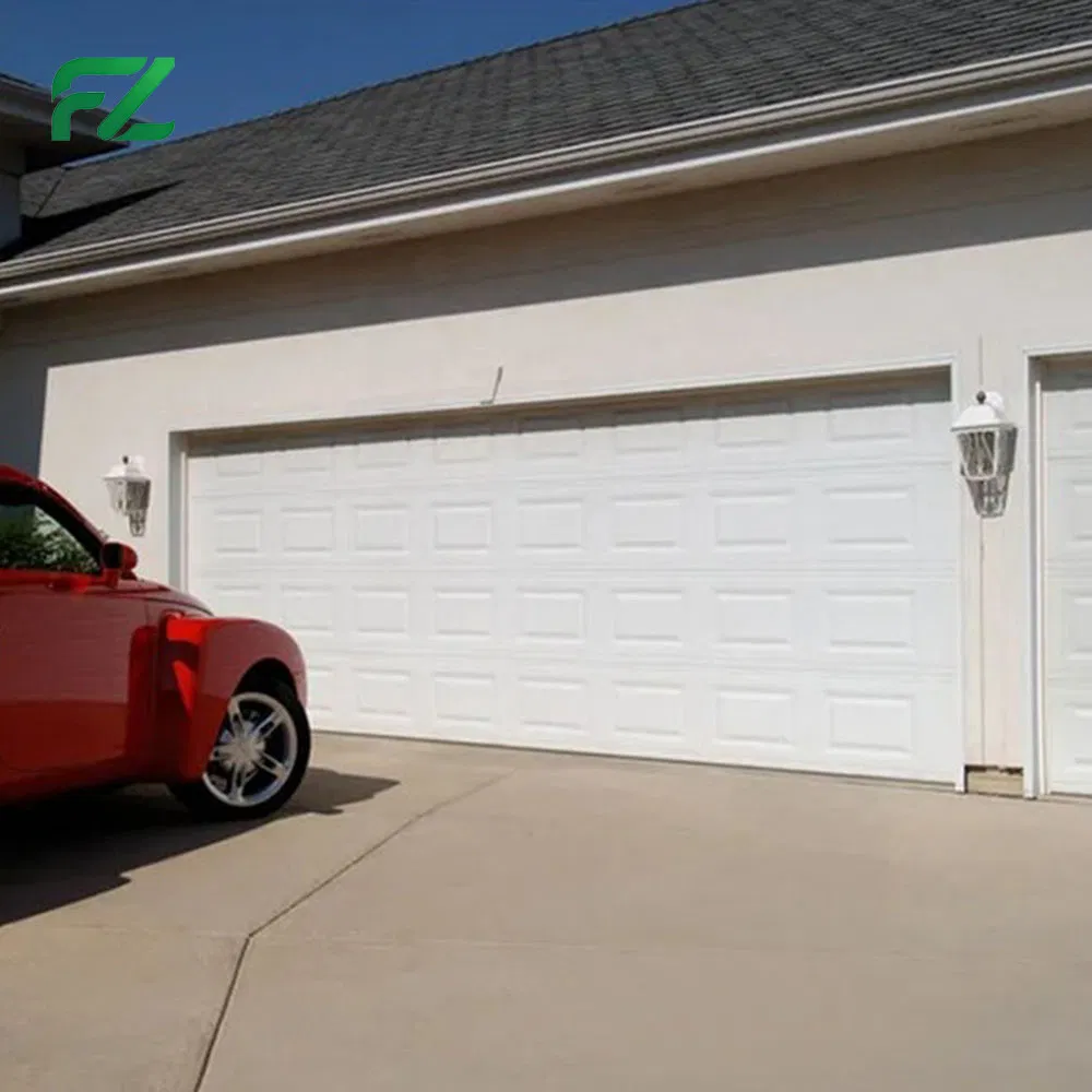 Customizable Stacked Double Garage Door Insulated 9X7 Residential Overhead Garage Door