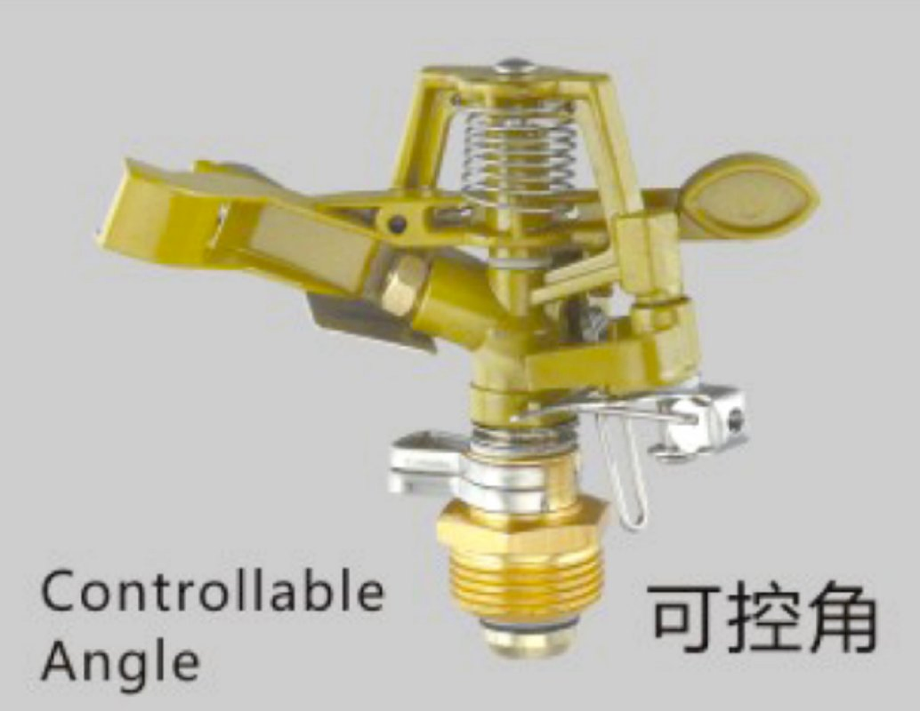 Full Circle Brass Impact Sprinkler with 1/2" Male Threads