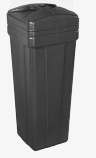 Hot Sale 70L Brine Tank with Brine Valve Square Shape PE Water Softener Tank