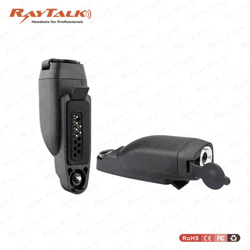 Audio Adapter for Gp328plus to Motorola Visar 3.5mm Threaded Connector