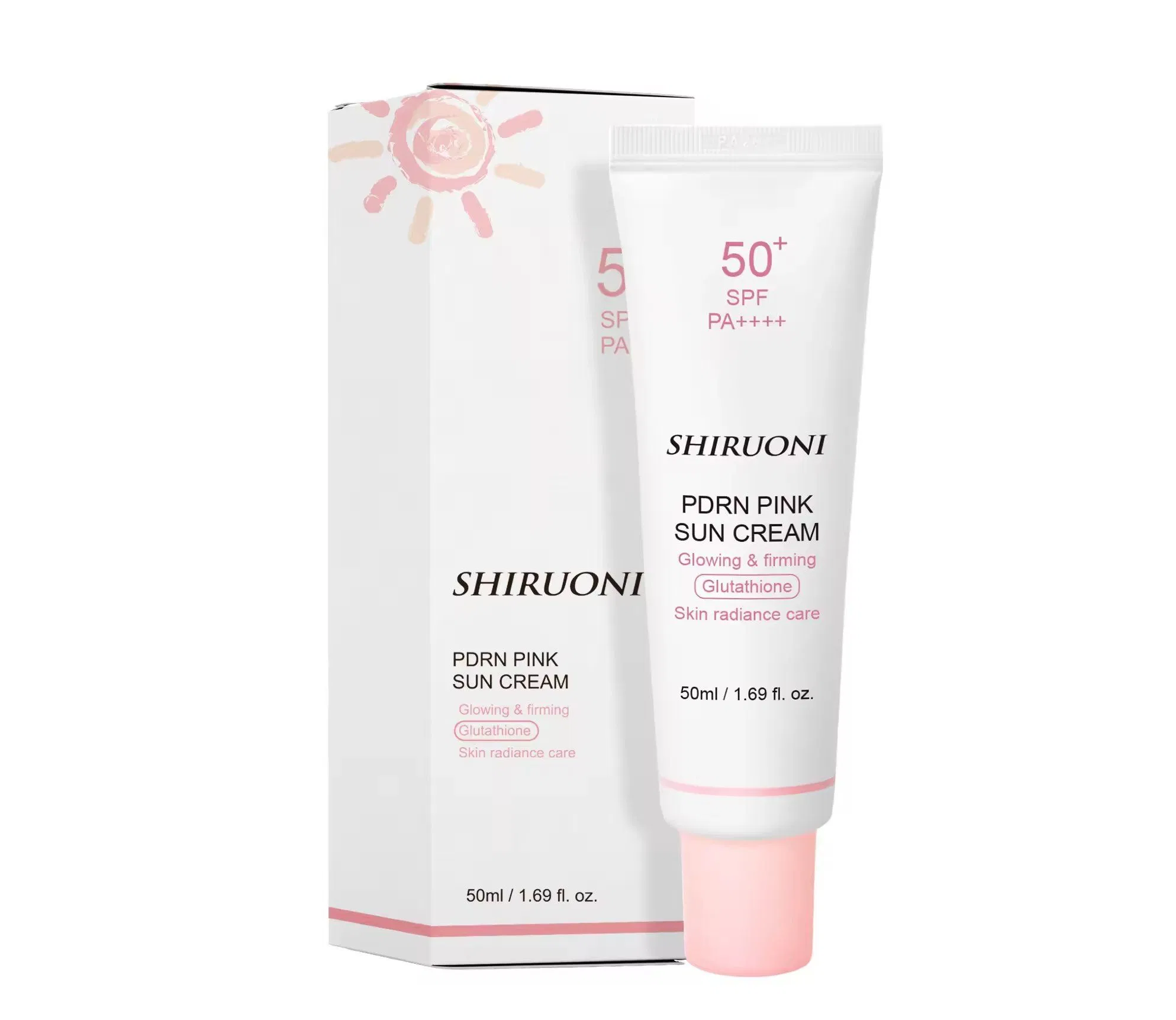 Natural Sun Protection OEM Herbal Korean Sunscreen Cream SPF 50 Moisturizer Whitening