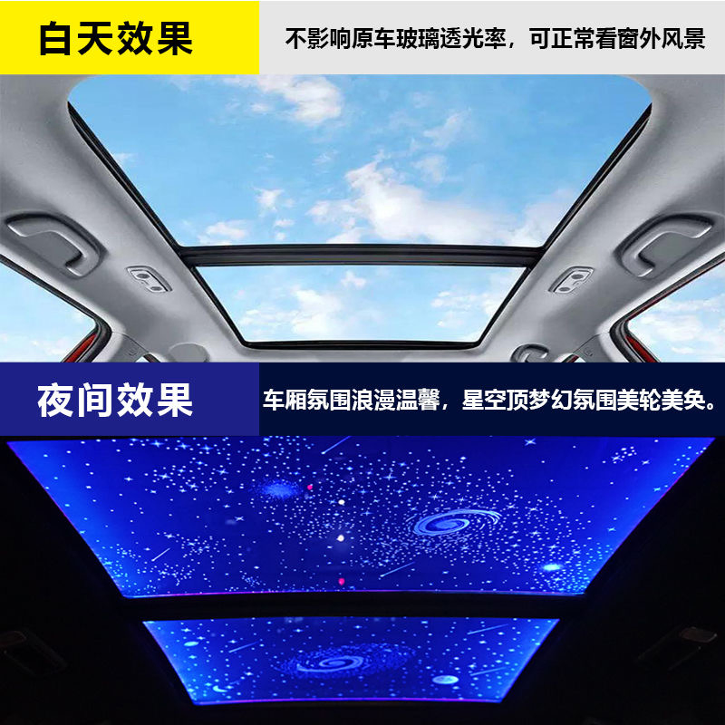 Плёнка звёздное небо для авто с RGB подсветкой