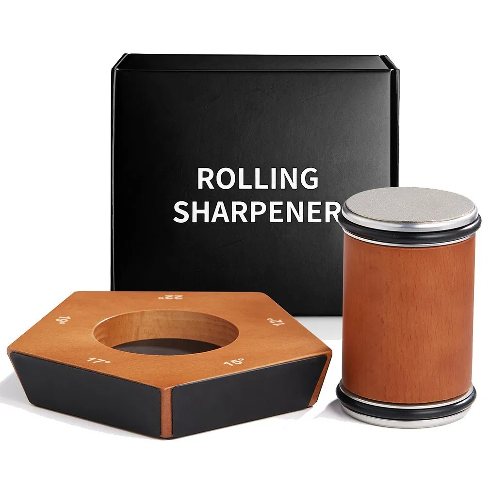 DS-9971B Rolling Knife Sharpener 5 Angles (12, 15, 17, 19, 22°) - 5 Sided Rolling Knife Sharpener Kit - Rolling Sharpener for Knives Factory Wholesale