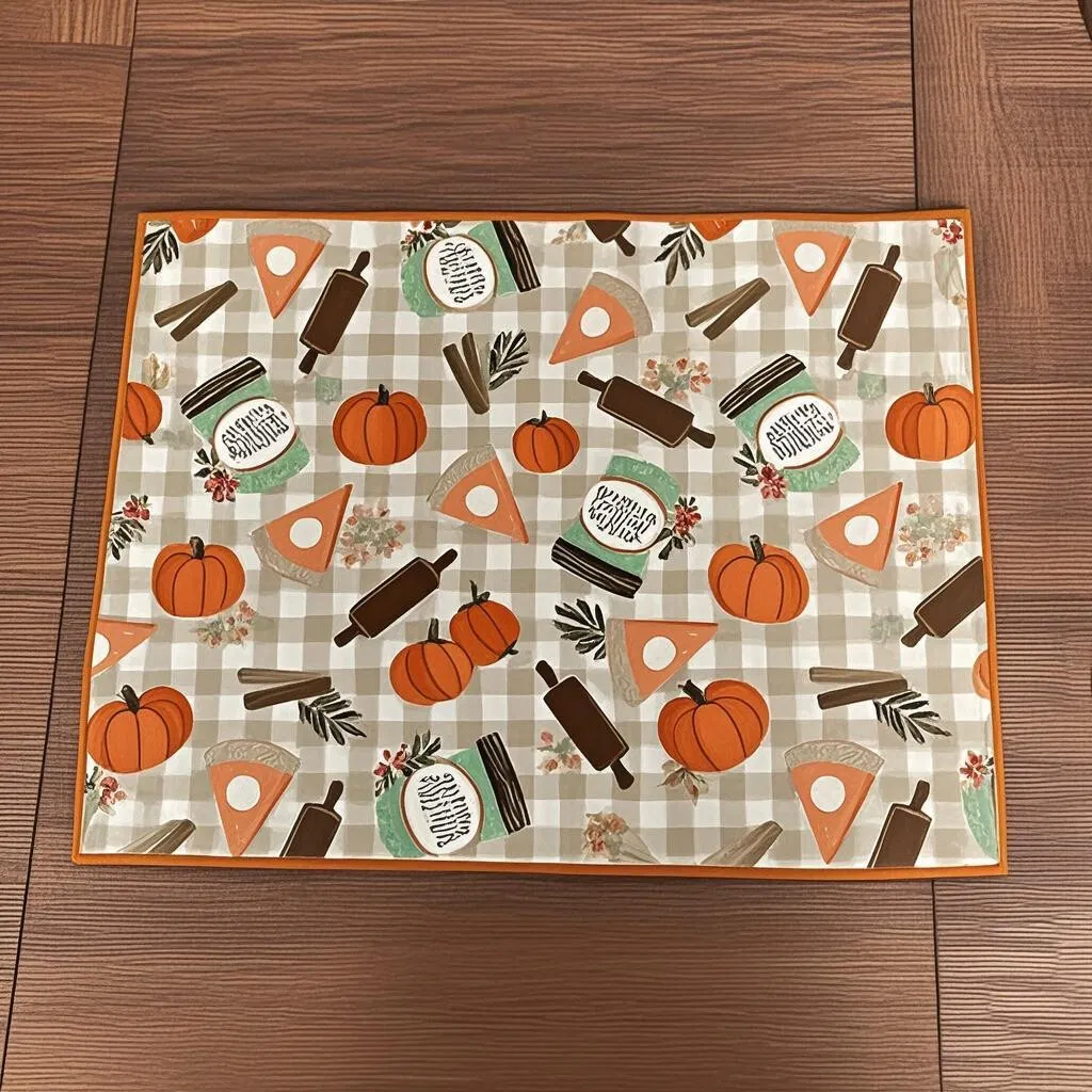 Customizable Table Mat for Kitchen – Controlled Moisture, Personalized Design for Style and Function
