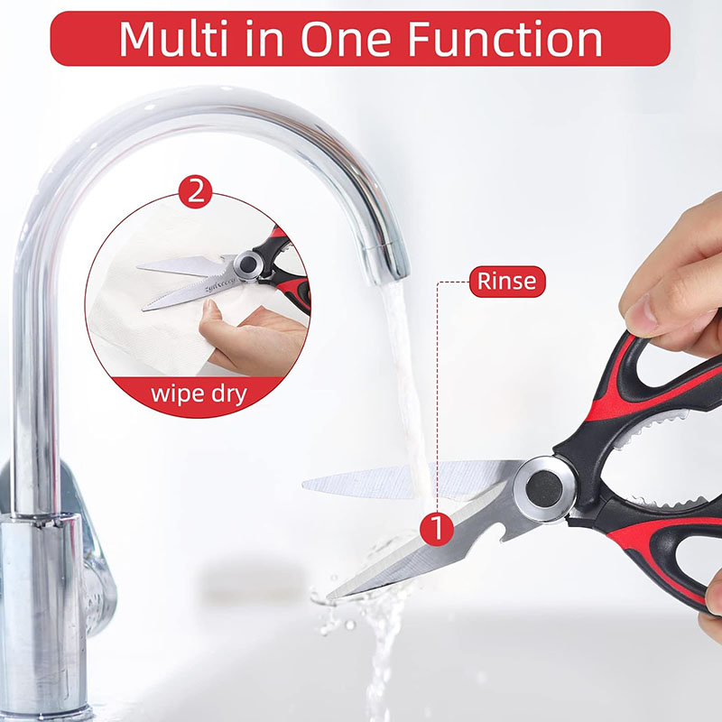 Ds-6601 Stainless Steel Kitchen Scissor Multi Purpose Heavy Duty Household Shears