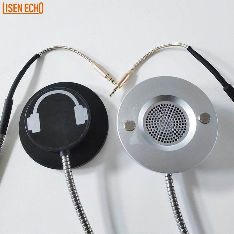 Single Cup Metal Ear Headphone Audio Magnetic Automatic Playback for Museums